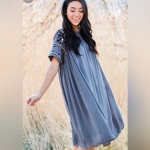 Orange Creek Bohemian Embroidered Dress | Size S/M